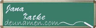 Jana Katke Visitenkarte